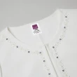 【ILEY 伊蕾】刺繡蕾絲縫珠小外套(白色；M-XL；1241014805)