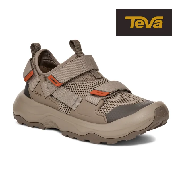 【TEVA】男護趾涼鞋 水陸兩棲護趾運動涼鞋/雨鞋/水鞋 Outflow Universal 原廠(沙漠灰褐色-TV1136311DTT)