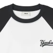 【MLB】女版長袖T恤 Varsity系列  紐約洋基隊(3FTSV1143-50BKS)