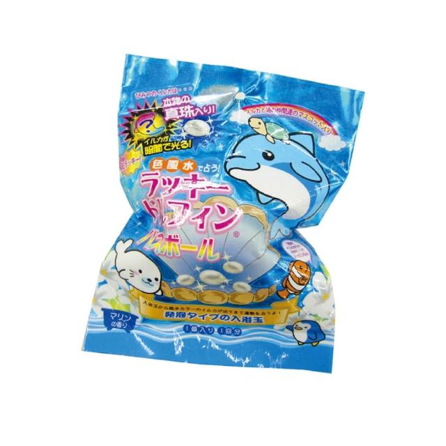 【NOL 甜蜜之家】海豚入浴球(附公仔/泡澡球)