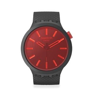 【SWATCH】BIG BOLD 系列手錶 MIDNIGHT MODE 男錶 女錶 手錶 瑞士錶 錶(47mm)