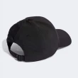 【adidas 愛迪達】帽子 棒球帽 運動帽 遮陽帽 BBALLCAP LT EMB 黑  IB3244