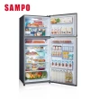 【SAMPO 聲寶】610公升二級能效經典系列定頻右開雙門冰箱(SR-C61G-K3)