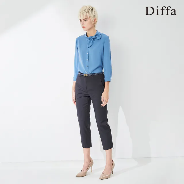 【Diffa】美型領結設計上衣-女