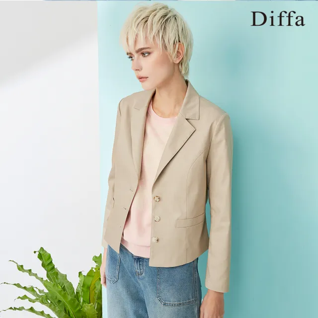 【Diffa】質感美型西裝外套-女