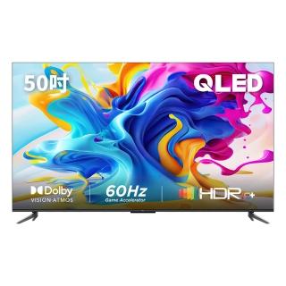【TCL】50型 4K QLED 4K 60Hz DLG Google TV 量子智慧連網顯示器(50C645)-基本安裝
