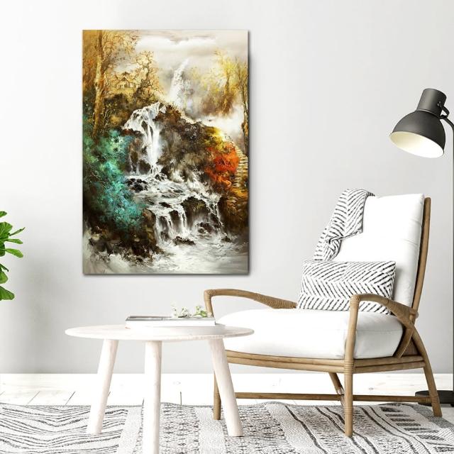 【御畫房】山水印象 國家一級畫師手繪油畫60×90cm(VF-96)