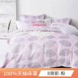 【Betrise】植萃系列100%奧地利天絲八件式鋪棉兩用被床罩組(雙/加/特/多款任選)