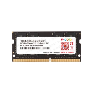 【v-color 全何】DDR4 3200 32GB 筆記型記憶體(SO-DIMM)
