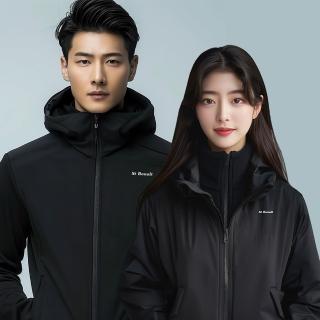【St.Bonalt 聖伯納】機能二件式四合一抓絨防水衝鋒衣｜男款 FM1009(保暖、防水、風衣、外套)