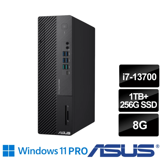 【ASUS 華碩】i7十六核商用電腦(D900SDR/i7-13700/8G/1TB+256G/W11P)