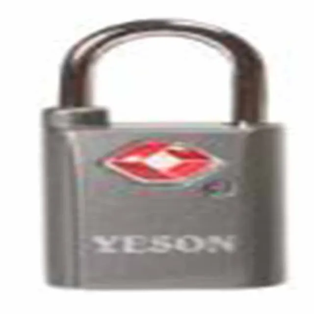 【YESON】鑰匙鎖不需記號碼TSA行李箱海關鑰匙鎖符歐美國際海關專用(世界通用堅固鋼製不易破壞安全百分)
