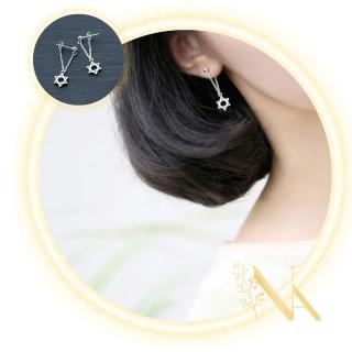 【NANA】娜娜 韓國氣質個性六芒星流蘇耳環 NA032306(耳環 耳飾)