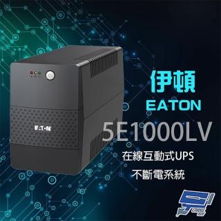 【EATON伊頓】5E1000LV 在線互動式 1KVA 110V UPS 不斷電系統 噪音低