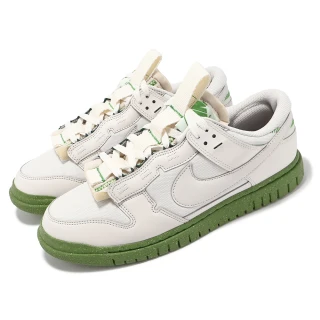 【NIKE 耐吉】休閒鞋 Air Dunk Low Jumbo Chlorophyll 男鞋 米白 綠 葉綠素(FJ4192-001)