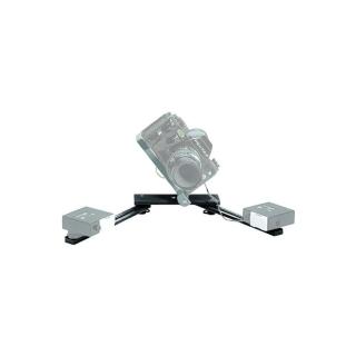 【Manfrotto 曼富圖】330B 摺合式雙燈支架/閃光燈架 M330B(公司貨)