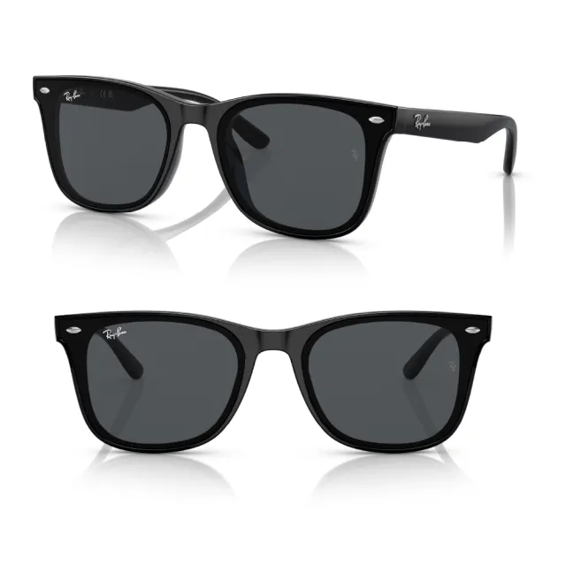 【RayBan 雷朋】RB4391D 大鏡片膠框太陽眼鏡(RB4391D 601/87、 645087、 601/93 多款選擇)