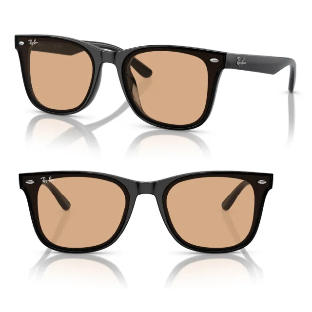 【RayBan 雷朋】RB4391D 大鏡片膠框太陽眼鏡(RB4391D 601/87、 645087、 601/93 多款選擇)