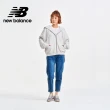 【NEW BALANCE】NB 刺繡NB休閒連帽外套_女性_淺灰色_WJ41501AHH(美版 版型偏大)