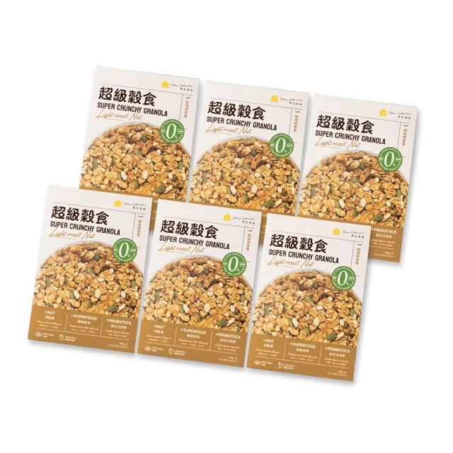 【The Chala 蕎拉燕麥】蕎拉燕麥脆片超級穀食任選240gX6盒(6月7月效期品)