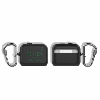 【AHAStyle】AirPods Pro 1代 無線耳機保護殼 Apple Watch 造型 經典設計款(掛鉤款矽膠保護套)
