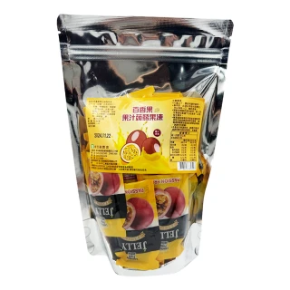 【埔里鎮農會】百香果果汁蒟蒻果凍450gX1袋(全素)