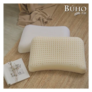 【BUHO 布歐】買一送一 斯里蘭卡乳膠枕-蝶型平面基本型蜂巢(10cm)