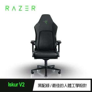 【Razer 雷蛇】Iskur V2 電競椅 黑綠(RZ38-04900100-R3U1)