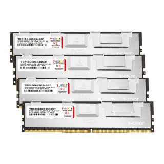 【v-color 全何】DDR5 OC R-DIMM 6800 64GB kit 16GBx4(AMD TRX50 工作站記憶體)