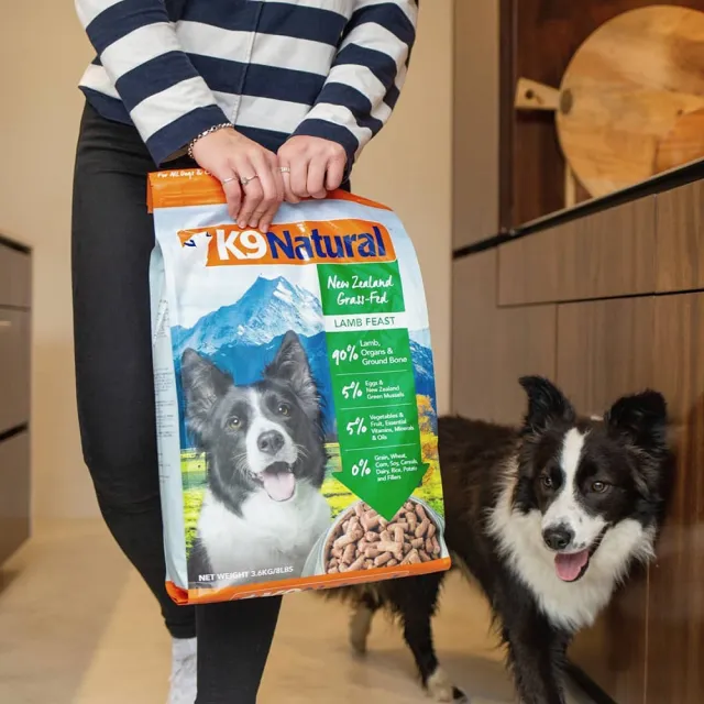 【K9 Natural】狗狗凍乾生食餐-羊肉 3.6kg(常溫保存/狗飼料/狗糧/寵物食品/全齡犬/挑嘴狗)