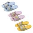 【PANSY】花卉 女士 手工製作 防滑舒適柔軟 皮革室內拖鞋 室內鞋 拖鞋 防滑拖鞋(黃色 8690)