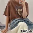 【UniStyle】圓領短袖T恤 韓版萌趣下午茶印花上衣 女 UP1561(咖)