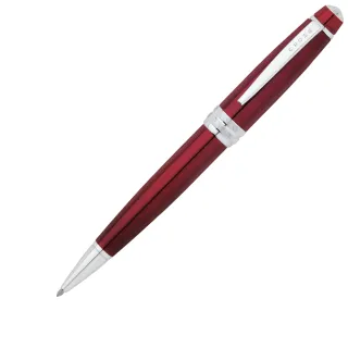 【CROSS】Bailey貝禮系列紅亮漆原子筆 免費刻字(原廠正貨)