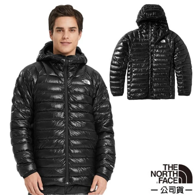 The North Face 男 最強保暖 防潑水連帽羽絨外套.雪衣.登山滑雪旅行(3SQJ-KX7 黑色 V)