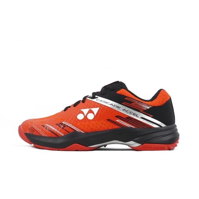 【YONEX】Power Cushion Cascade Accel 男女 羽球鞋 紅黑(SHBCA1EX053)