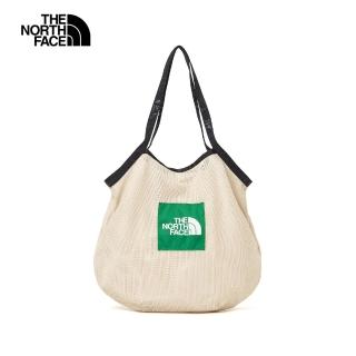 【The North Face 官方旗艦】北面男女款米色輕便背負大容量托特包｜8AMW3X4