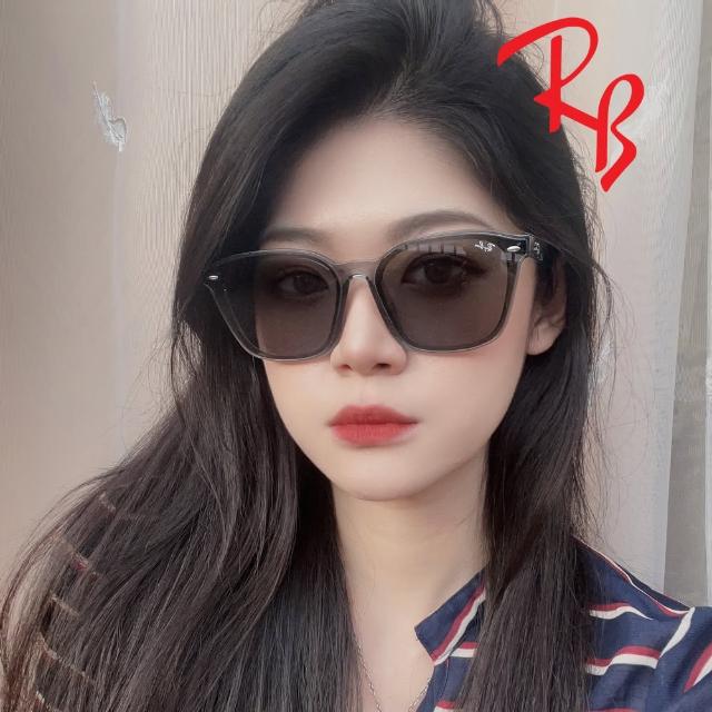 【RayBan 雷朋】亞洲版 時尚太陽眼鏡 RB4392D 645087 時尚透晶灰 公司貨