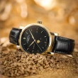 【GLASHUTTE】格拉蘇蒂．莫勒M1-44-03-LB 限量黃金月相 TEUTONIA IV MOONPHASE GOLD(月相錶 機械錶)