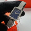【CAMPO MARZIO】CAMPO MARZIO凱博馬爾茲女錶型號CMW0005(寶藍色錶面銀錶殼銀色米蘭錶帶款)