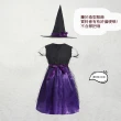 【安朵童舖】現貨角色扮演服裝兒童表演服歐美幼兒園造型禮服南瓜巫婆女巫蝙蝠連身裙(135)