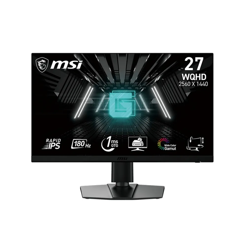 【MSI 微星】G272QPF E2 27型 IPS WQHD 180Hz 電競螢幕(Adaptive-Sync/HDR/TUV護眼)