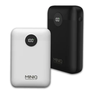 【MINIQ】俐落質感 10000mAh 20W數顯急速快充行動電源(PD+QC3.0/台灣製造)