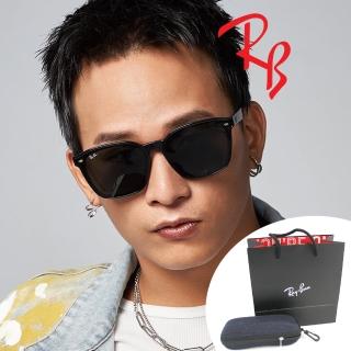 【RayBan 雷朋】亞洲版 時尚偏光太陽眼鏡 黃奇斌-阿斌配戴偏光款 RB4392D 601/9A 黑框墨綠偏光鏡片 公司貨