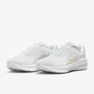 【NIKE 耐吉】DOWNSHIFTER 13 慢跑鞋 女鞋 運動鞋 緩震 全白(FD6476-101)