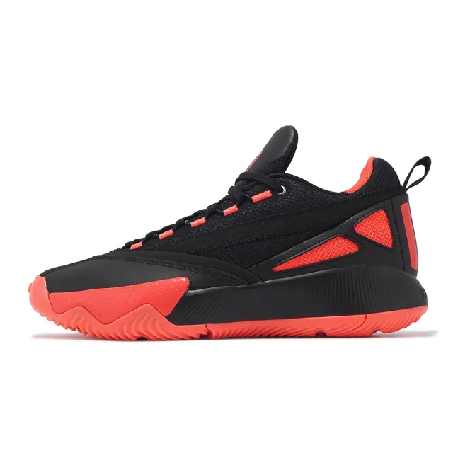 【adidas 愛迪達】籃球鞋 Dame Certified 2 Low 黑 橘 男鞋 緩震 平民版 愛迪達(IE7791)