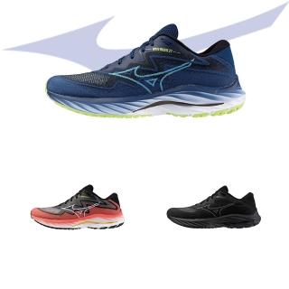 【MIZUNO 美津濃】慢跑鞋 一起運動 24SS 男鞋 WAVE RIDER 27 SSW(J1GC237652/J1GC237551)