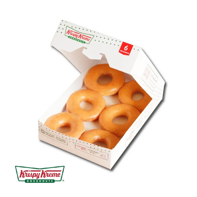 Krispy Kreme 綜合口味甜甜圈6入 推薦