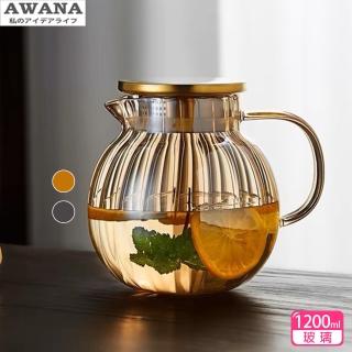 【awana】耐熱玻璃南瓜壺gt-1200(1200ml)