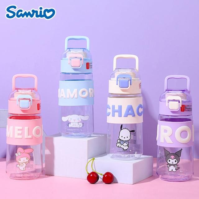 【SANRIO 三麗鷗】酷洛米大耳狗Tritan便攜直飲水壺490ml不含雙酚A(附茶格 美樂蒂 帕恰狗)