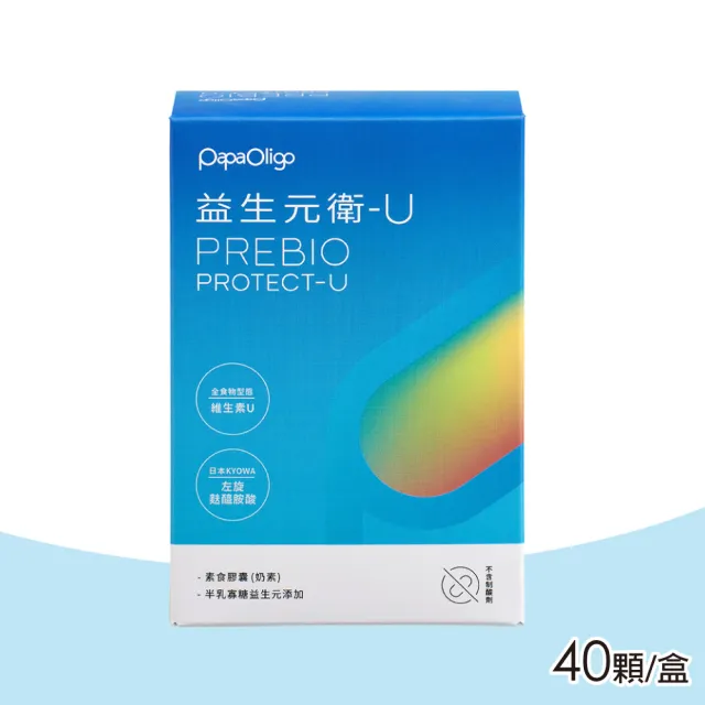 【PaPa-Oligo 糖老爹】益生元衛-U 40顆/盒(原廠公司貨)